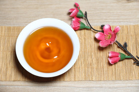 红茶摄影九曲红梅 茶叶 茶底