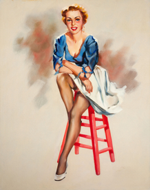 古典绘画油画美女