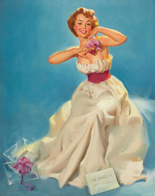 古典绘画油画美女