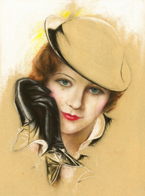 古典绘画油画美女