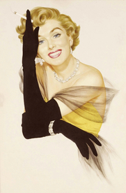 古典绘画油画美女