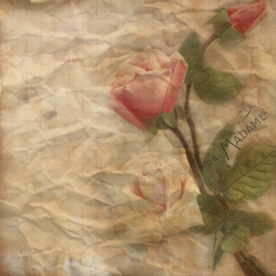 复古田园风花纹背景