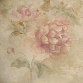 复古田园风花纹背景