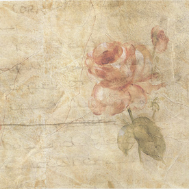 复古田园风花纹背景