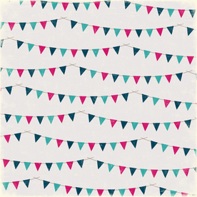 彩色无缝拼接花纹背景