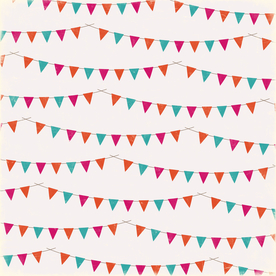 彩色无缝拼接花纹背景