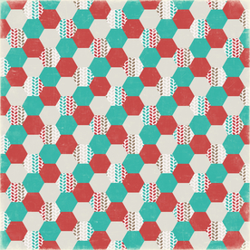 彩色无缝拼接花纹背景