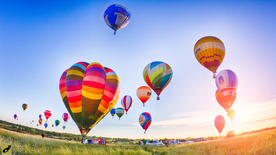 热气球气球图片