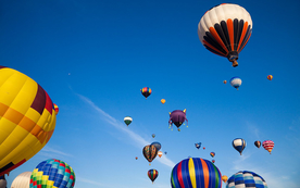 热气球气球图片