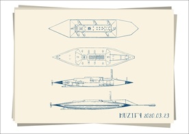 2款入 远洋船俯视图