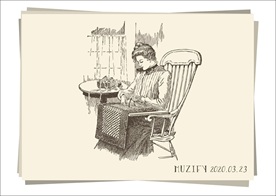 编织挂毯的女子