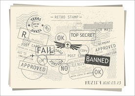 邮戳明信片底纹