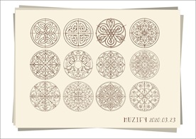 12款入圆形对称图案