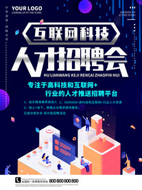 人才招聘海报