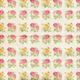 复古田园碎花图案背景