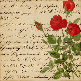 复古田园碎花图案背景