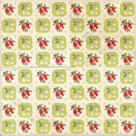 复古田园碎花图案背景