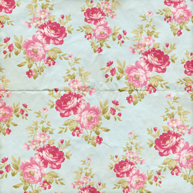 复古田园碎花图案背景