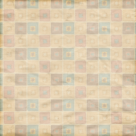 复古田园碎花图案背景