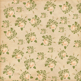 复古田园碎花图案背景