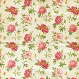 复古田园碎花图案背景