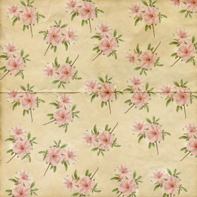 复古田园碎花图案背景