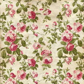 复古田园碎花图案背景