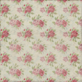 复古田园碎花图案背景