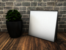 日历台历展示效果图样机