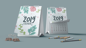 日历台历展示效果图样机