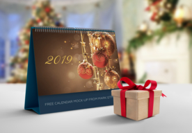 日历台历展示效果图样机