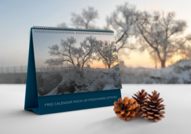 日历台历展示效果图样机