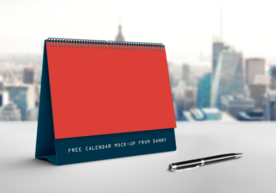 日历台历展示效果图样机