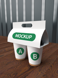 咖啡杯外带样机