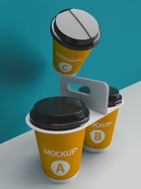 咖啡杯外带样机