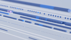 抽象立体概念线状壁纸