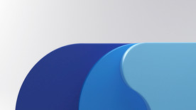 蓝色淡蓝色立体几何图形壁纸