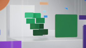 绿色方块三维场景壁纸