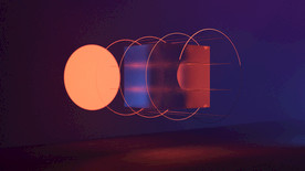 圆形暗色深色背景