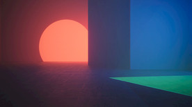 冷暖创意抽象艺术壁纸背景