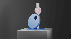 简单几何场景壁纸