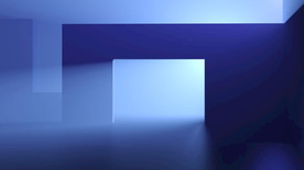 蓝色三维场景壁纸背景