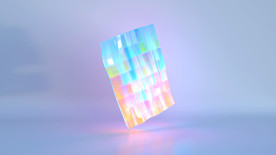 简约小清新三维发光体壁纸背景