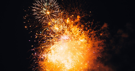 烟花爆竹光晕光圈背景