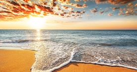 彩霞日出夕阳火烧云