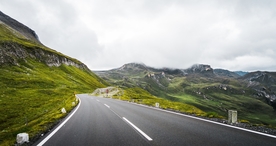 公路山路小径小道图片