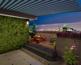 阳台花园效果图