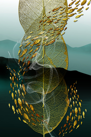 烫金国潮装饰画