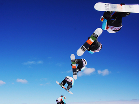 滑雪运动滑雪板图片