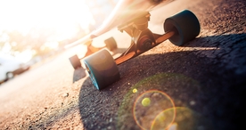 滑板休闲运动图片